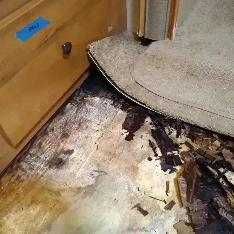 Wood Floor Water Damage in Moreno Valley, CA